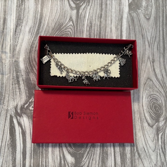 2000's Rare Narnia Charm Bracelet by Bob Siemon Designs with Original Box - Picture 1 of 4